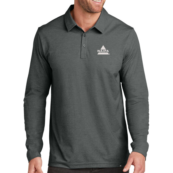   - Oceanside Heather Long Sleeve Polo Thumbnail