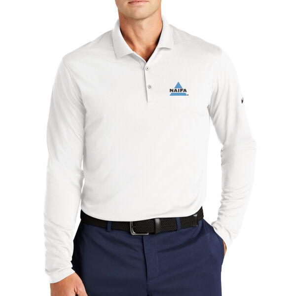   - Dri FIT Micro Pique 2.0 Long Sleeve Polo Thumbnail