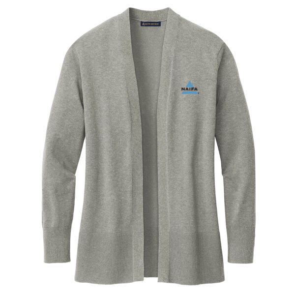   - Women's Cotton Stretch Long Cardigan Sweater Thumbnail