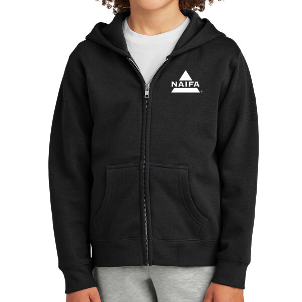   - Youth V.I.T. Fleece Full Zip Hoodie Thumbnail