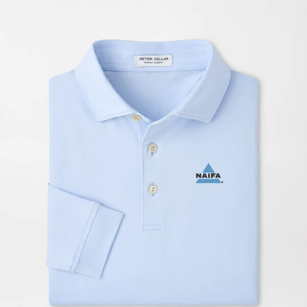   - Solid Stretch Jersey Long Sleeve Polo Thumbnail